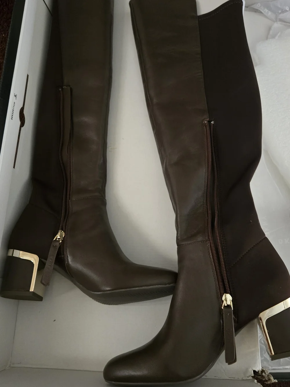 DKNY Cora-Knee High Tights in Black